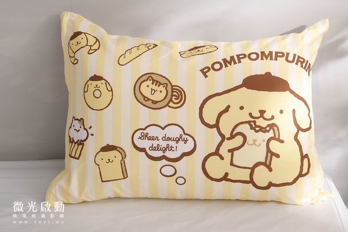 抱枕商品攝影｜童趣插畫風格抱枕木質調情境攝影｜床的嫁紗 9
