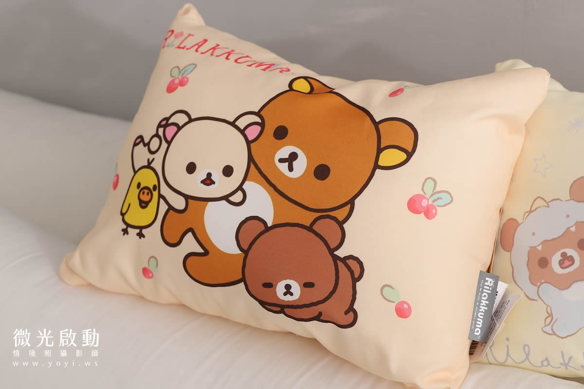 抱枕商品攝影｜童趣插畫風格抱枕木質調情境攝影｜床的嫁紗 19