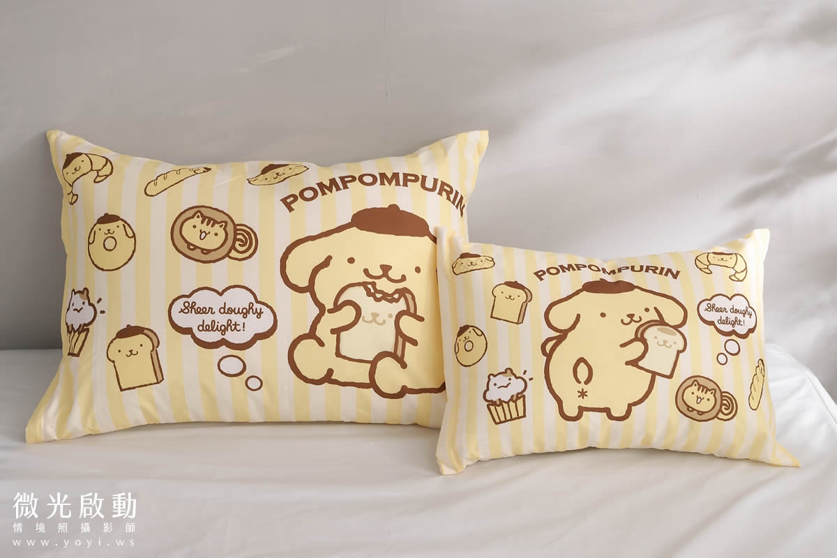 抱枕商品攝影｜童趣插畫風格抱枕木質調情境攝影｜床的嫁紗 21