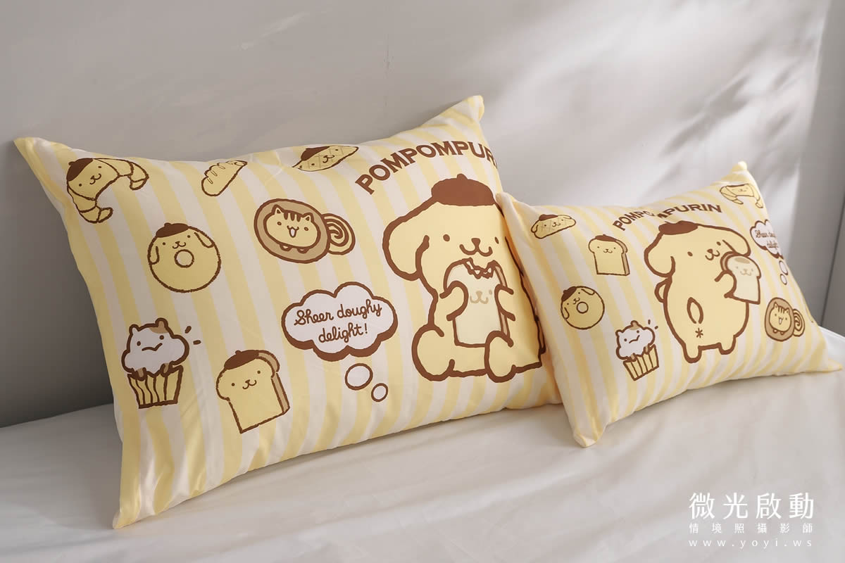 抱枕商品攝影｜童趣插畫風格抱枕木質調情境攝影｜床的嫁紗 47