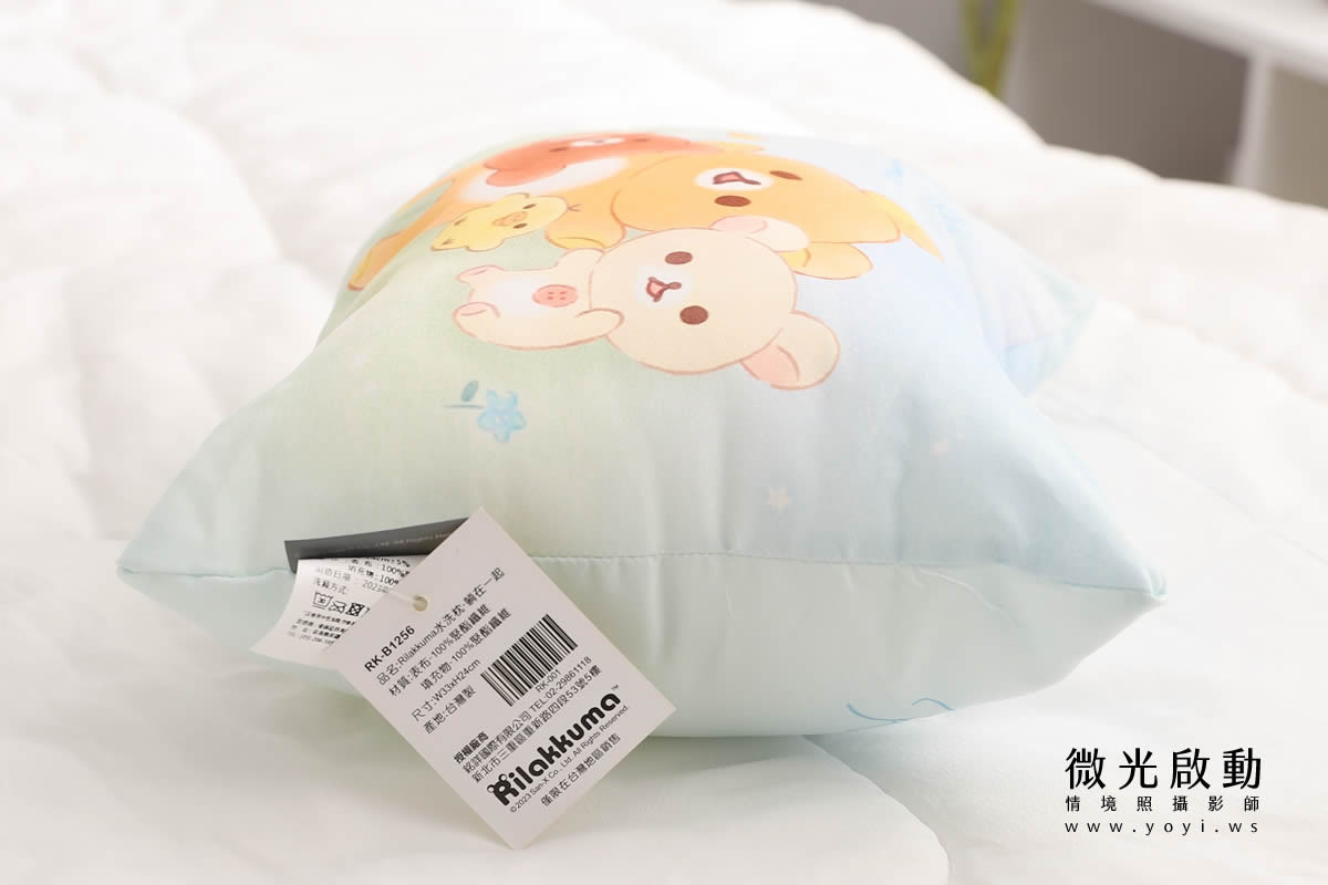 抱枕商品攝影｜童趣插畫風格抱枕木質調情境攝影｜床的嫁紗 51