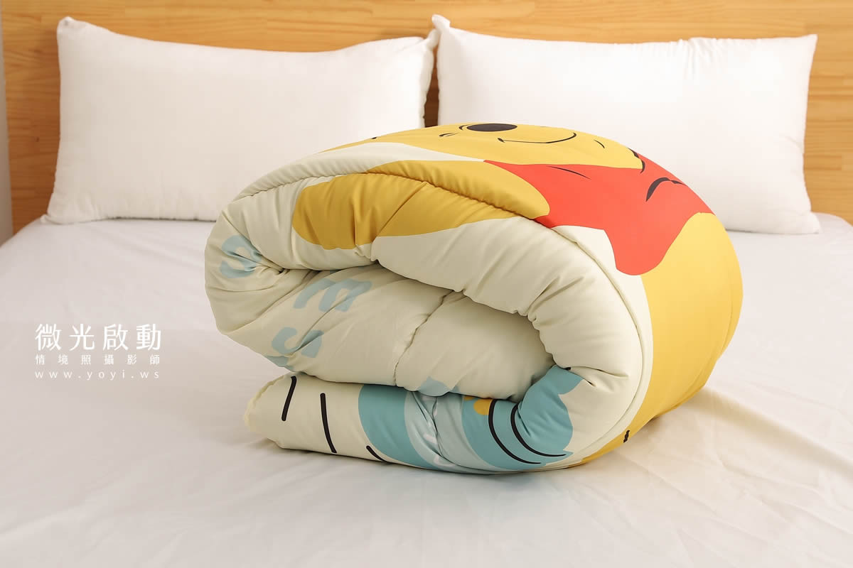 卡通聯名寢具攝影｜角落生物圖騰暖暖被情境攝影｜床的嫁紗 63