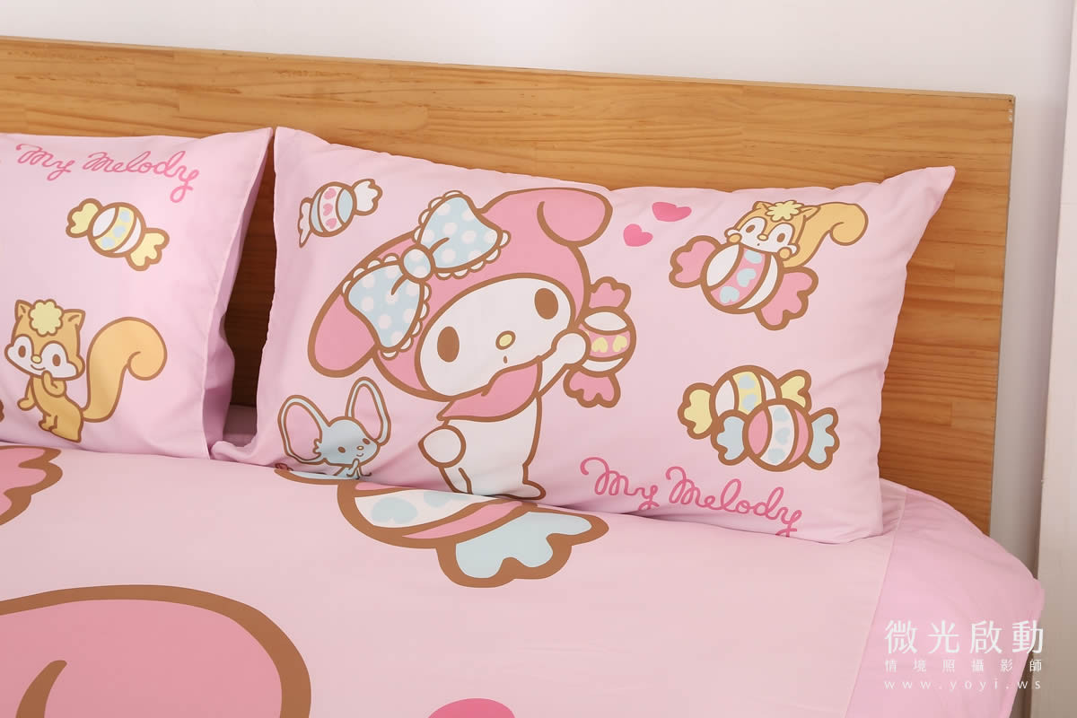 寢具商品攝影｜美樂蒂寢具攝影雙人床包情境攝影｜床的嫁紗 9