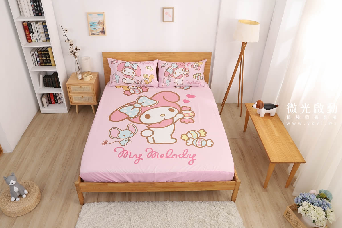 寢具商品攝影｜美樂蒂寢具攝影雙人床包情境攝影｜床的嫁紗 17