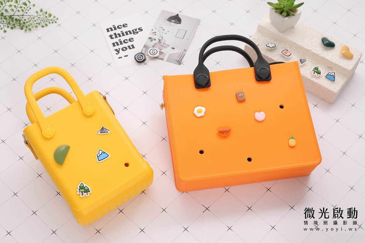 服飾配件商品攝影｜多色系居家拖鞋與包包生活感情境攝影｜太松鞋業 25