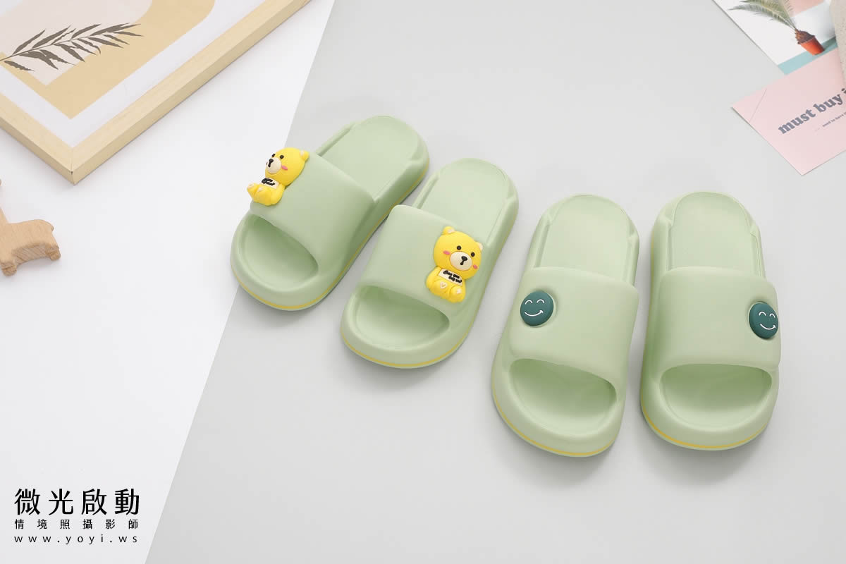 服飾配件商品攝影｜多色系居家拖鞋與包包生活感情境攝影｜太松鞋業 33