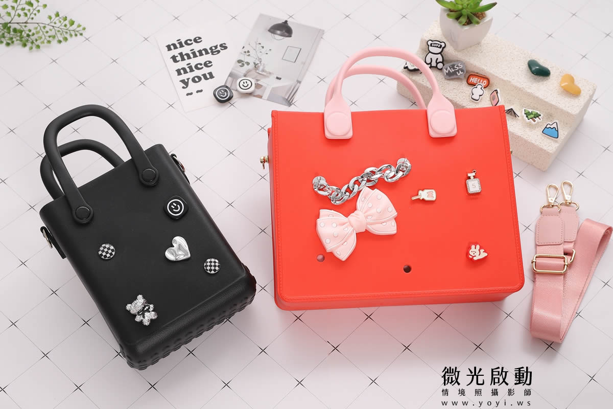 服飾配件商品攝影｜多色系居家拖鞋與包包生活感情境攝影｜太松鞋業 67