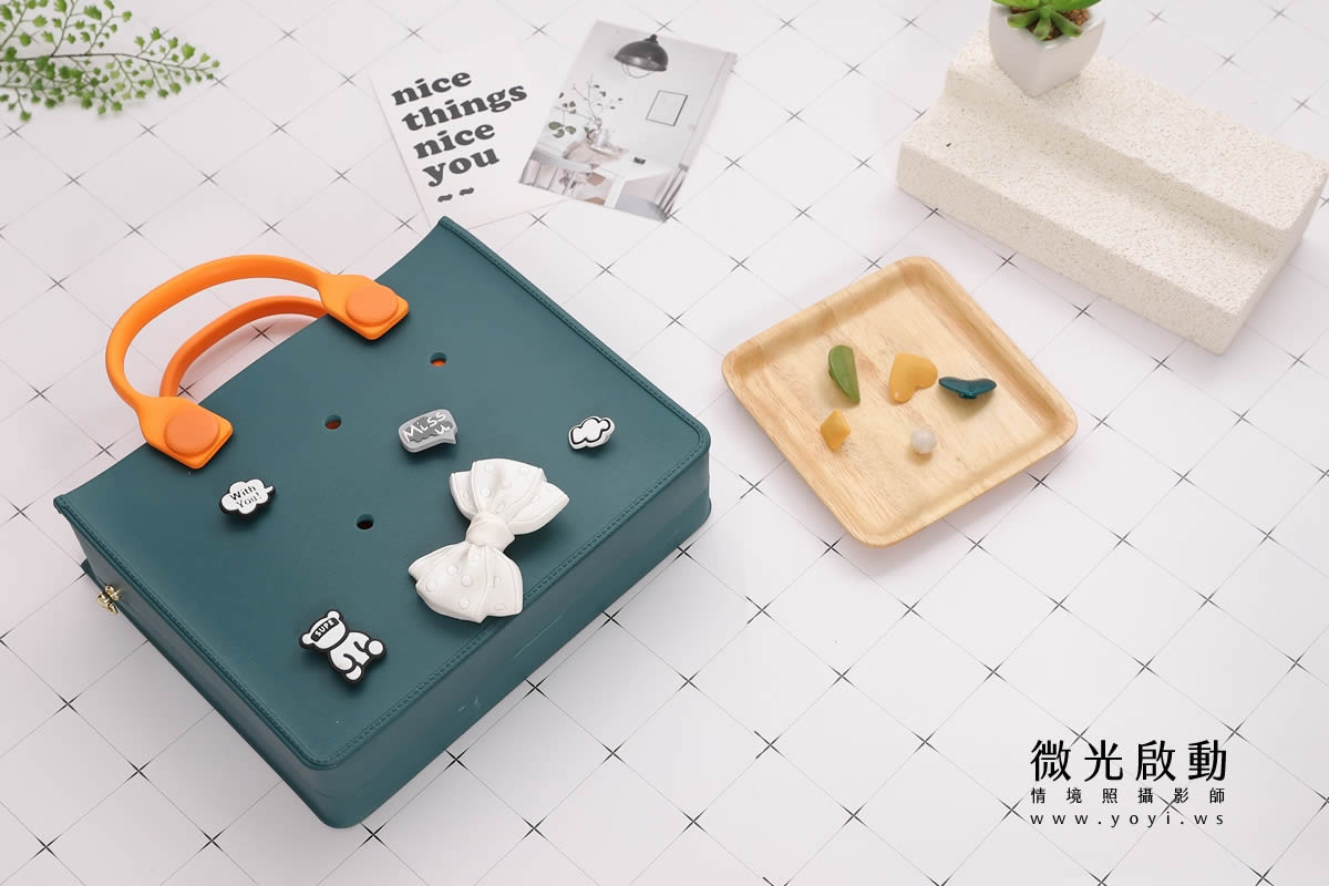 服飾配件商品攝影｜多色系居家拖鞋與包包生活感情境攝影｜太松鞋業 73