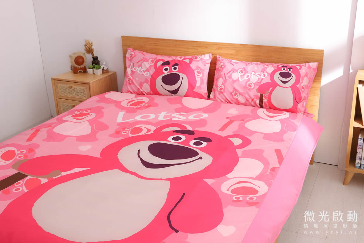 寢具商品攝影｜庫洛米雙人床包情境攝影｜床的嫁紗 5