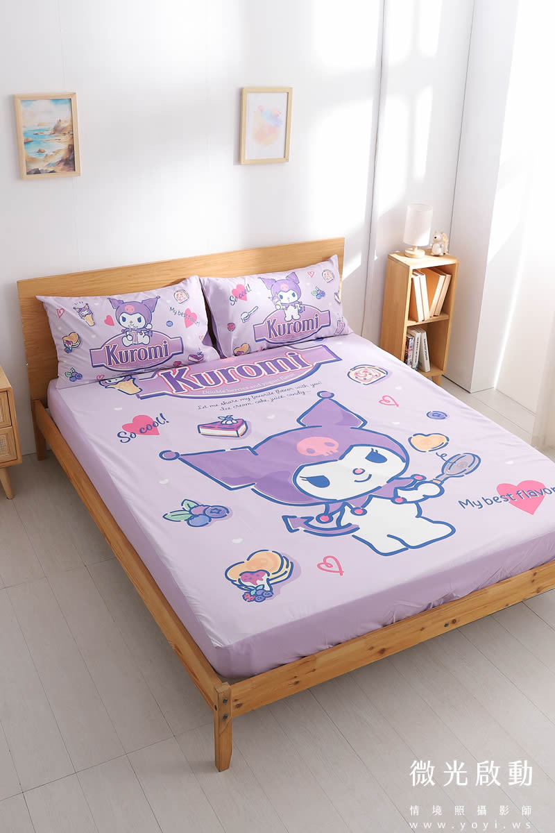 寢具商品攝影｜庫洛米雙人床包情境攝影｜床的嫁紗 7