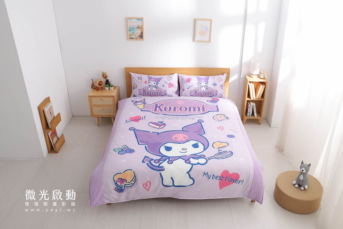 寢具商品攝影｜庫洛米雙人床包情境攝影｜床的嫁紗 23