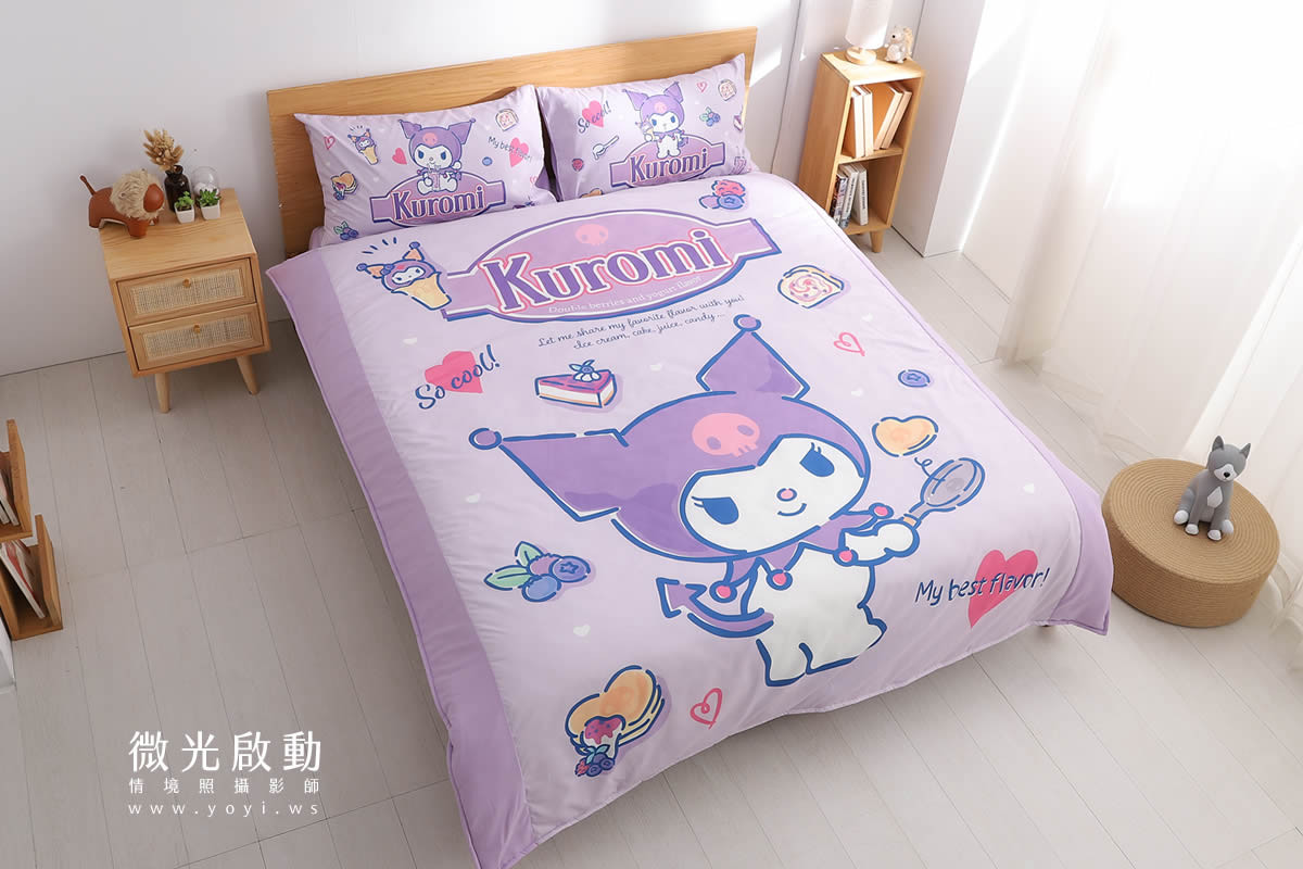 寢具商品攝影｜庫洛米雙人床包情境攝影｜床的嫁紗 27