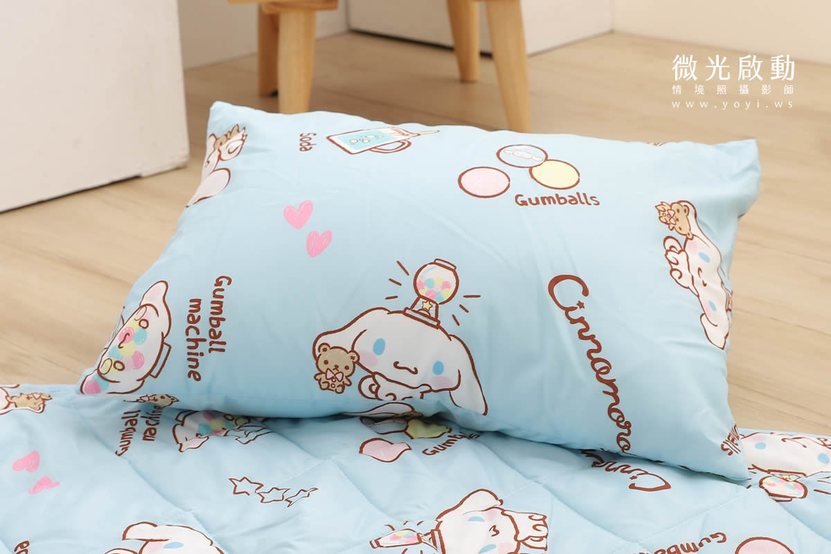 兒童寢具攝影｜庫洛米童趣造型寢具情境攝影｜銘詳 11