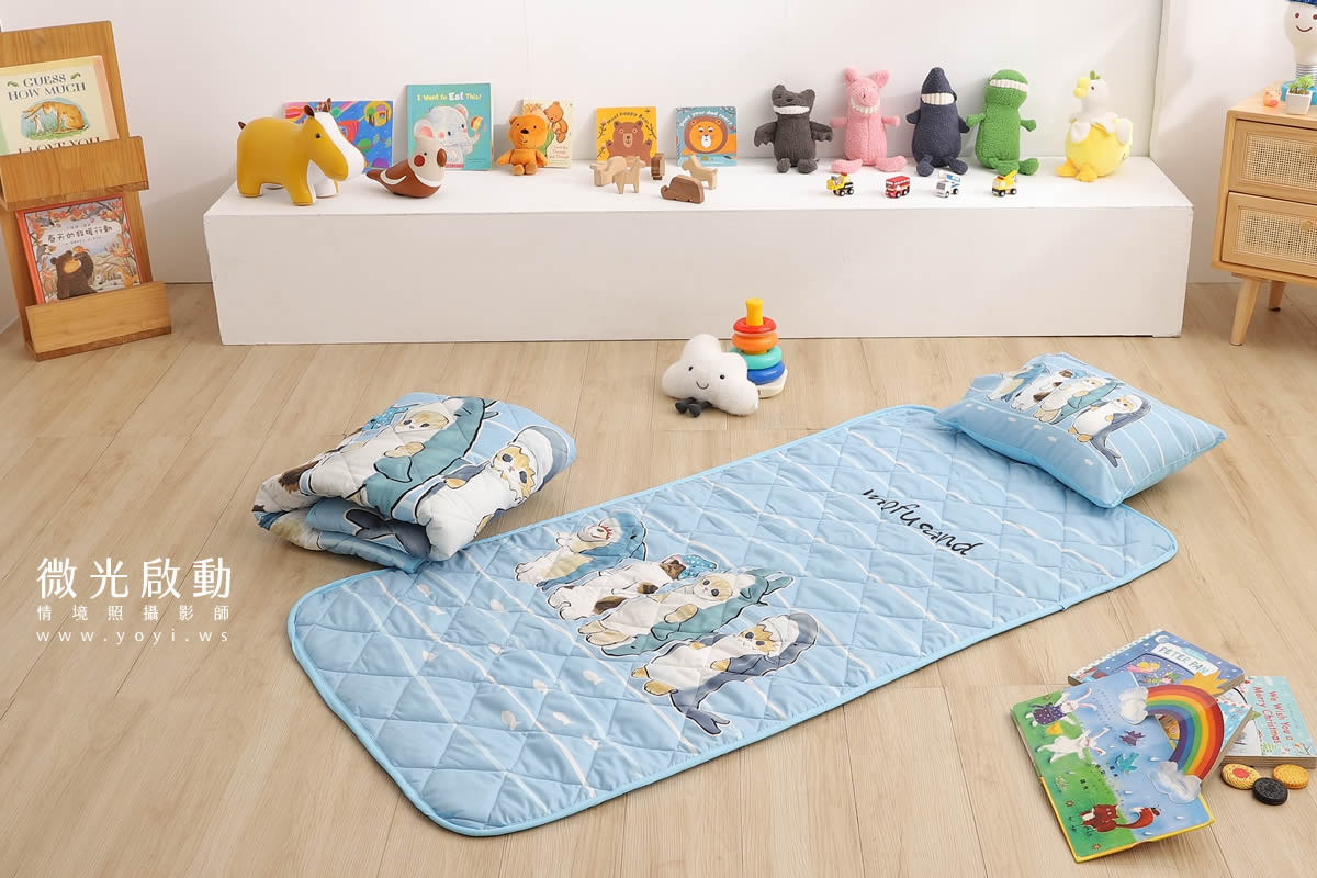 兒童寢具攝影｜庫洛米童趣造型寢具情境攝影｜銘詳 21