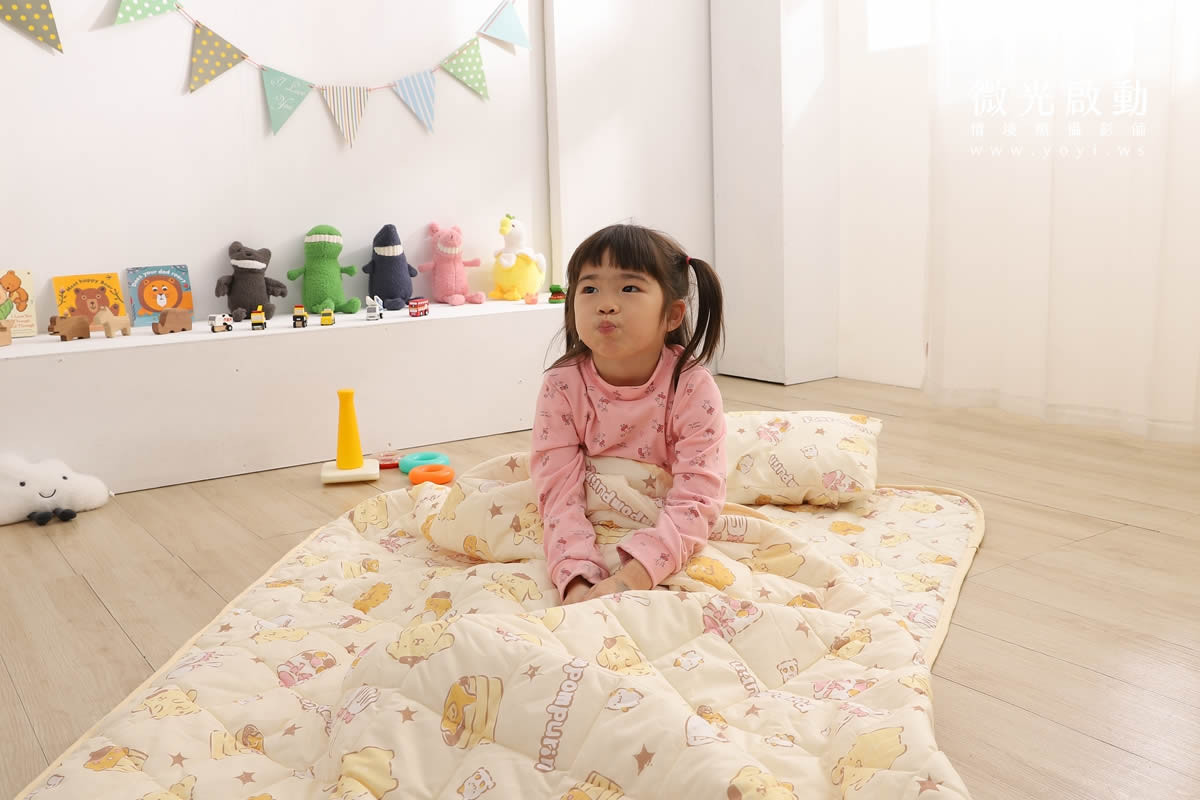 兒童寢具攝影｜庫洛米童趣造型寢具情境攝影｜銘詳 33