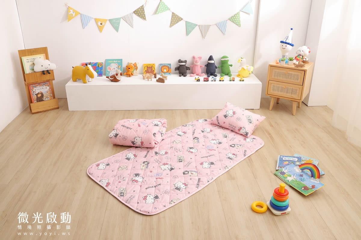 兒童寢具攝影｜庫洛米童趣造型寢具情境攝影｜銘詳 35