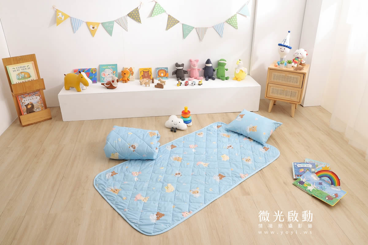 兒童寢具攝影｜庫洛米童趣造型寢具情境攝影｜銘詳 59
