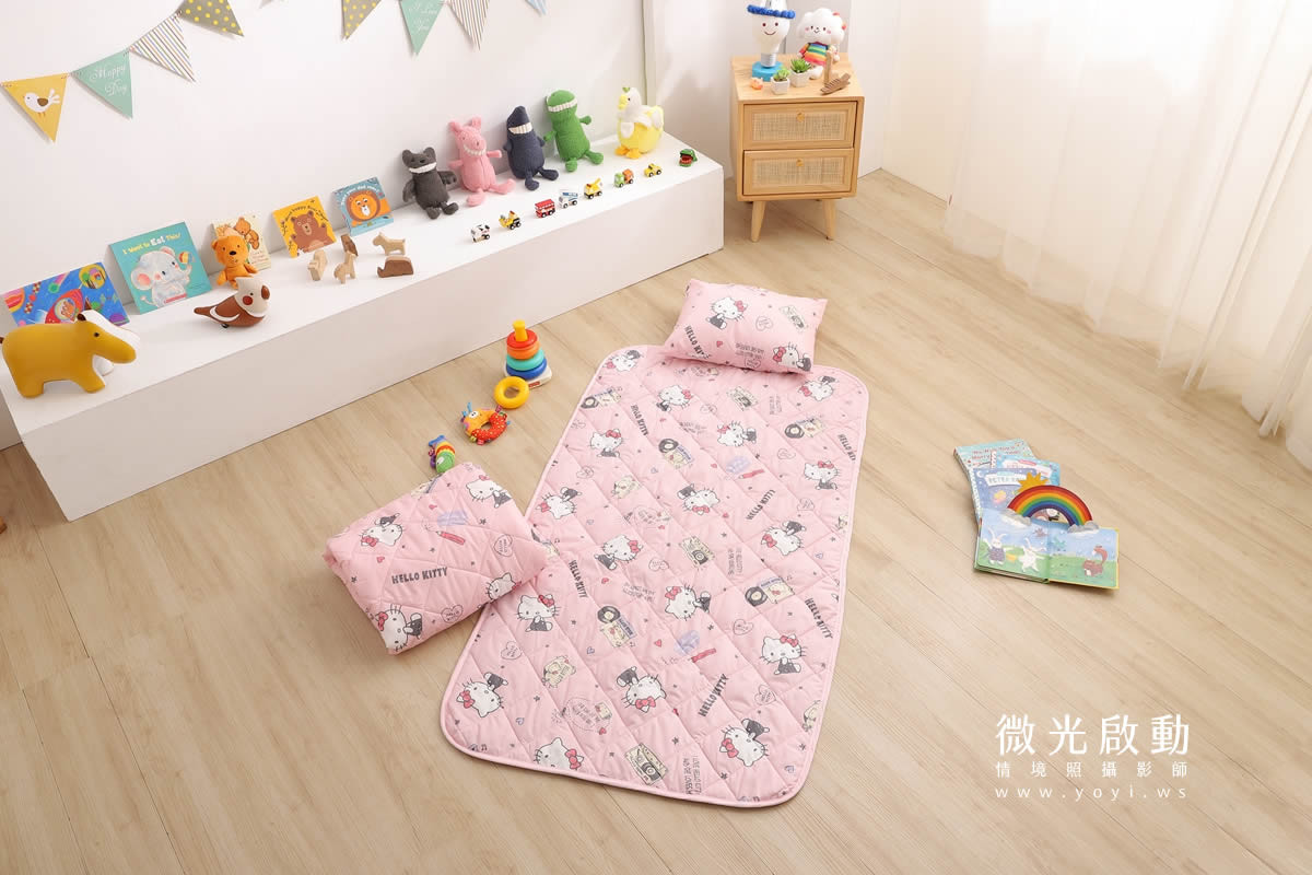 兒童寢具攝影｜庫洛米童趣造型寢具情境攝影｜銘詳 71