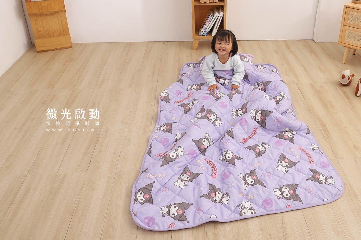 兒童寢具攝影｜庫洛米童趣造型寢具情境攝影｜銘詳 79