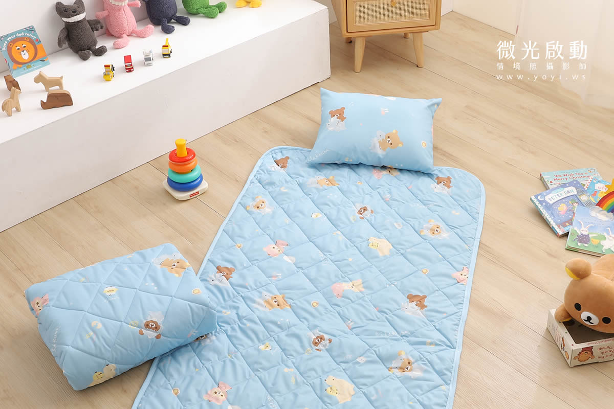 兒童寢具攝影｜庫洛米童趣造型寢具情境攝影｜銘詳 81