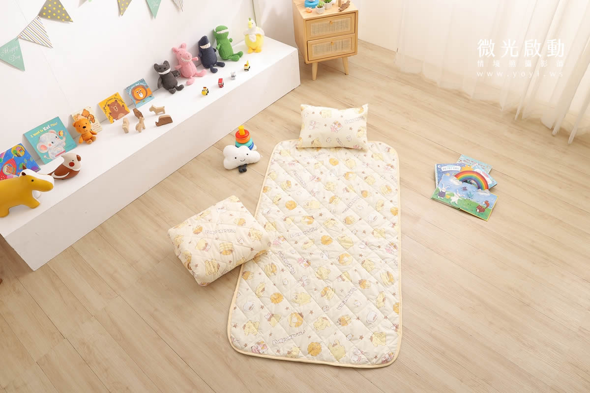 兒童寢具攝影｜庫洛米童趣造型寢具情境攝影｜銘詳 105