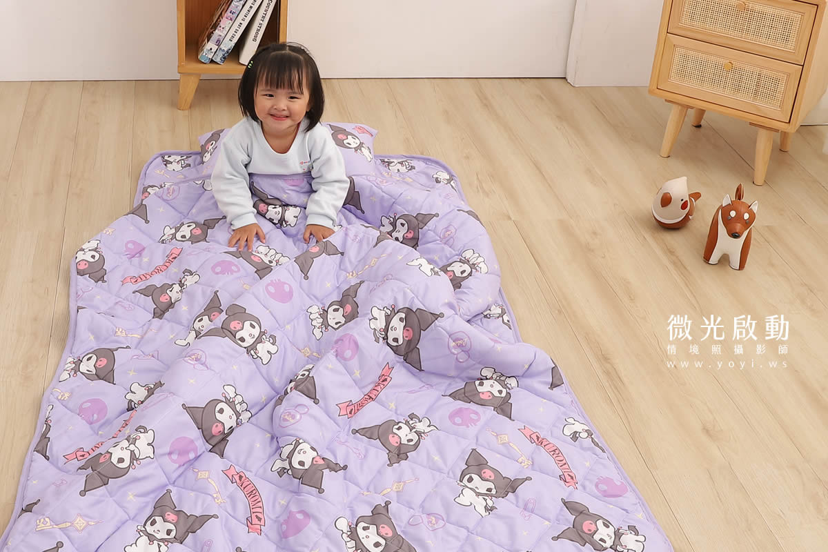 兒童寢具攝影｜庫洛米童趣造型寢具情境攝影｜銘詳 113