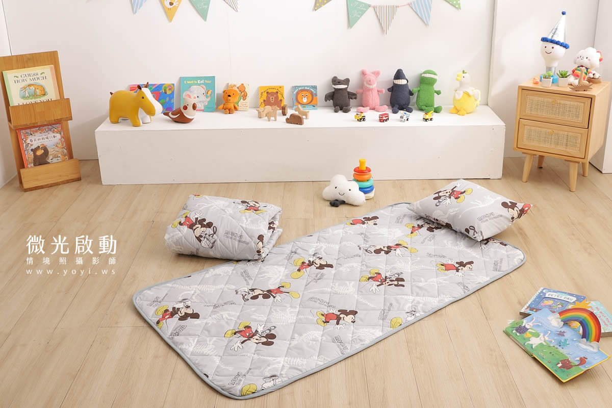 兒童寢具攝影｜庫洛米童趣造型寢具情境攝影｜銘詳 115