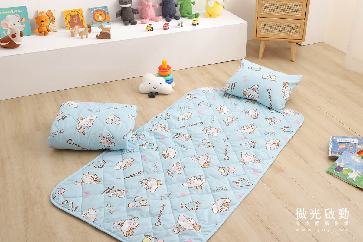 兒童寢具攝影｜庫洛米童趣造型寢具情境攝影｜銘詳 117