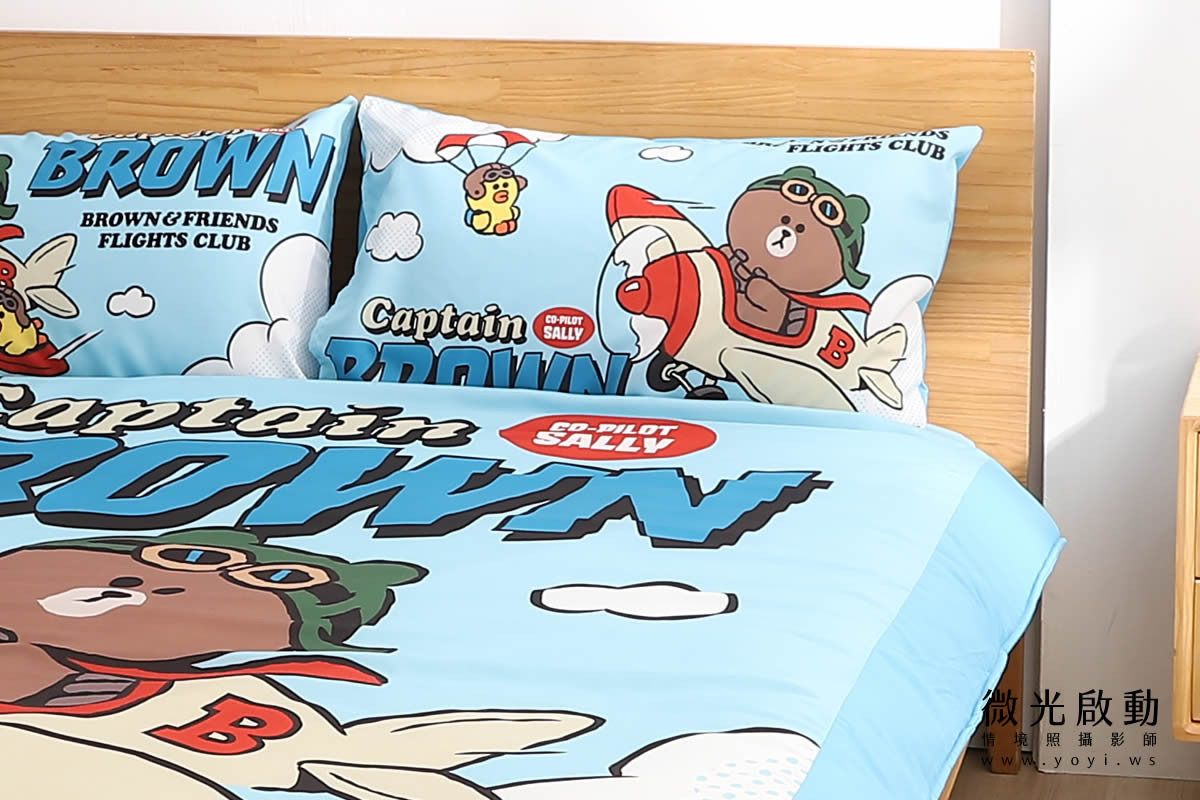 卡通聯名寢具攝影｜角落生物溫暖甜夢雙人床包情境攝影｜銘詳國際有限公司 37