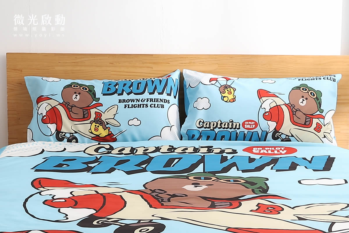 卡通聯名寢具攝影｜角落生物溫暖甜夢雙人床包情境攝影｜銘詳國際有限公司 51