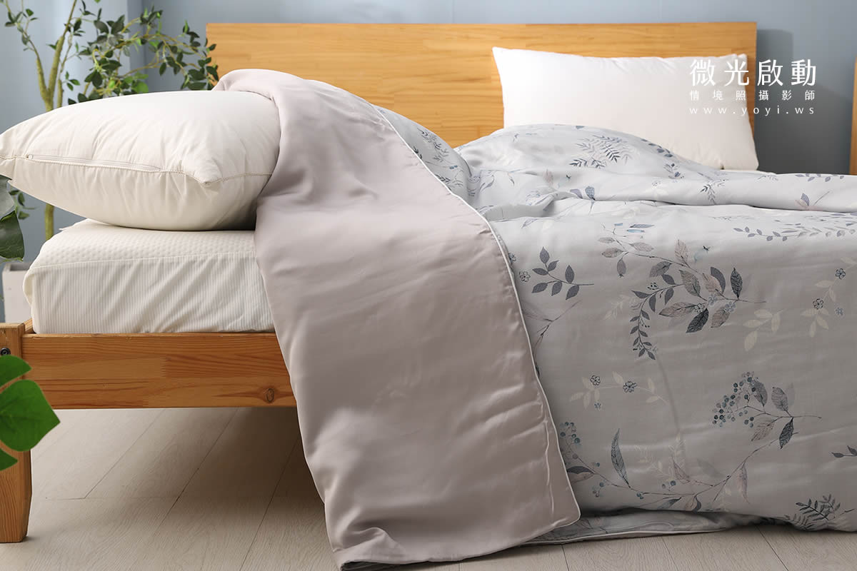 品牌羽絨被攝影｜合隆羽藏粉色輕柔羽絨被模特兒情境攝影｜合隆羽藏 15