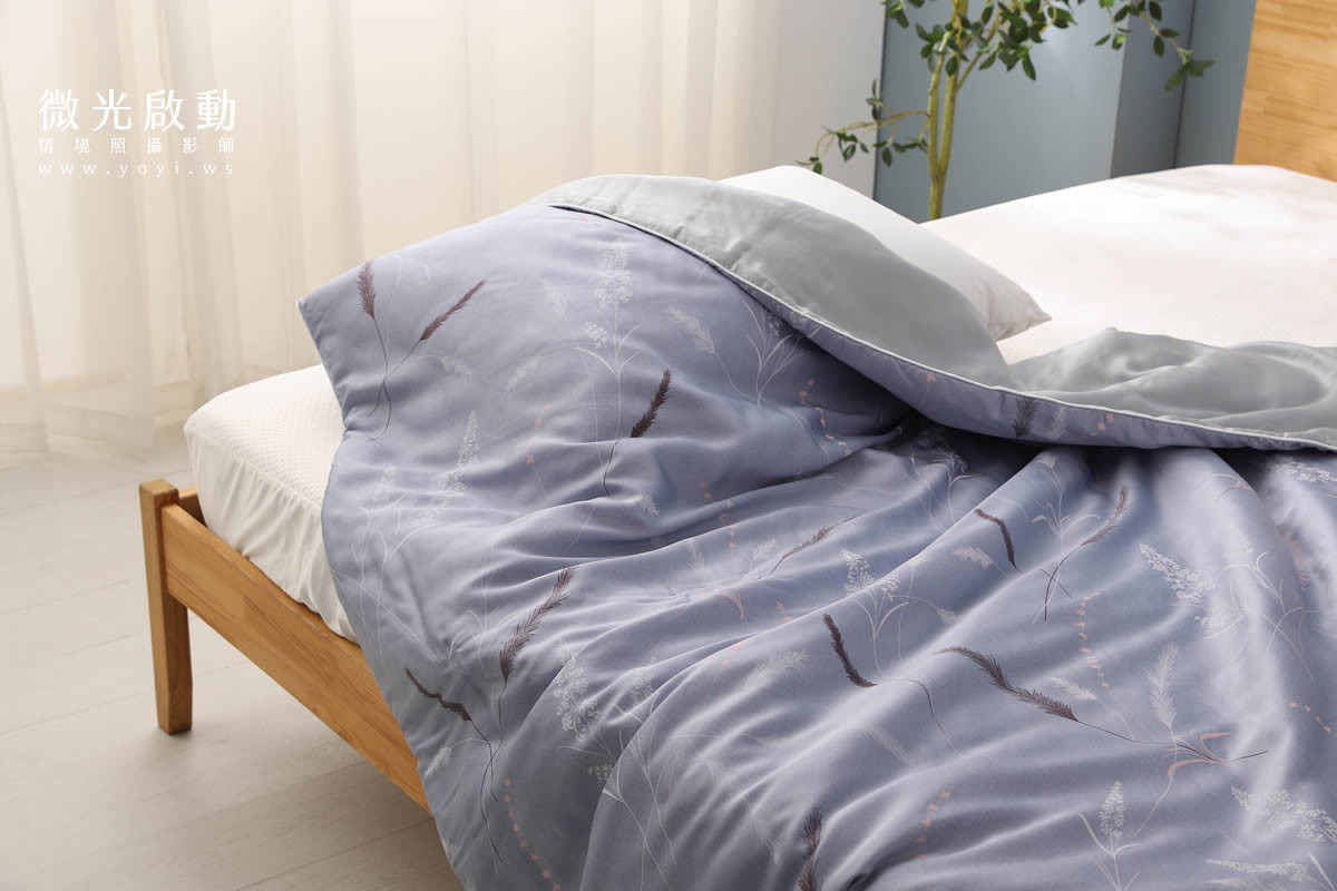 品牌羽絨被攝影｜合隆羽藏粉色輕柔羽絨被模特兒情境攝影｜合隆羽藏 31