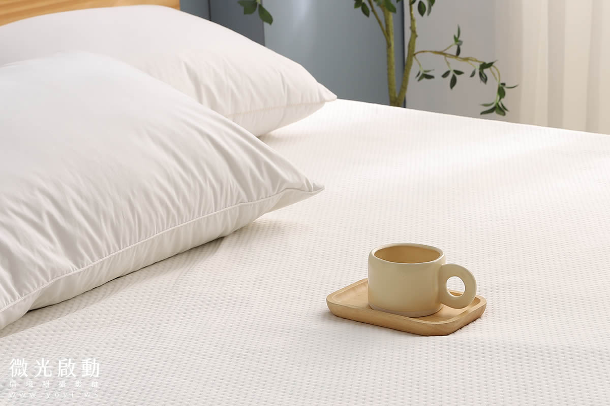 品牌羽絨被攝影｜合隆羽藏粉色輕柔羽絨被模特兒情境攝影｜合隆羽藏 37