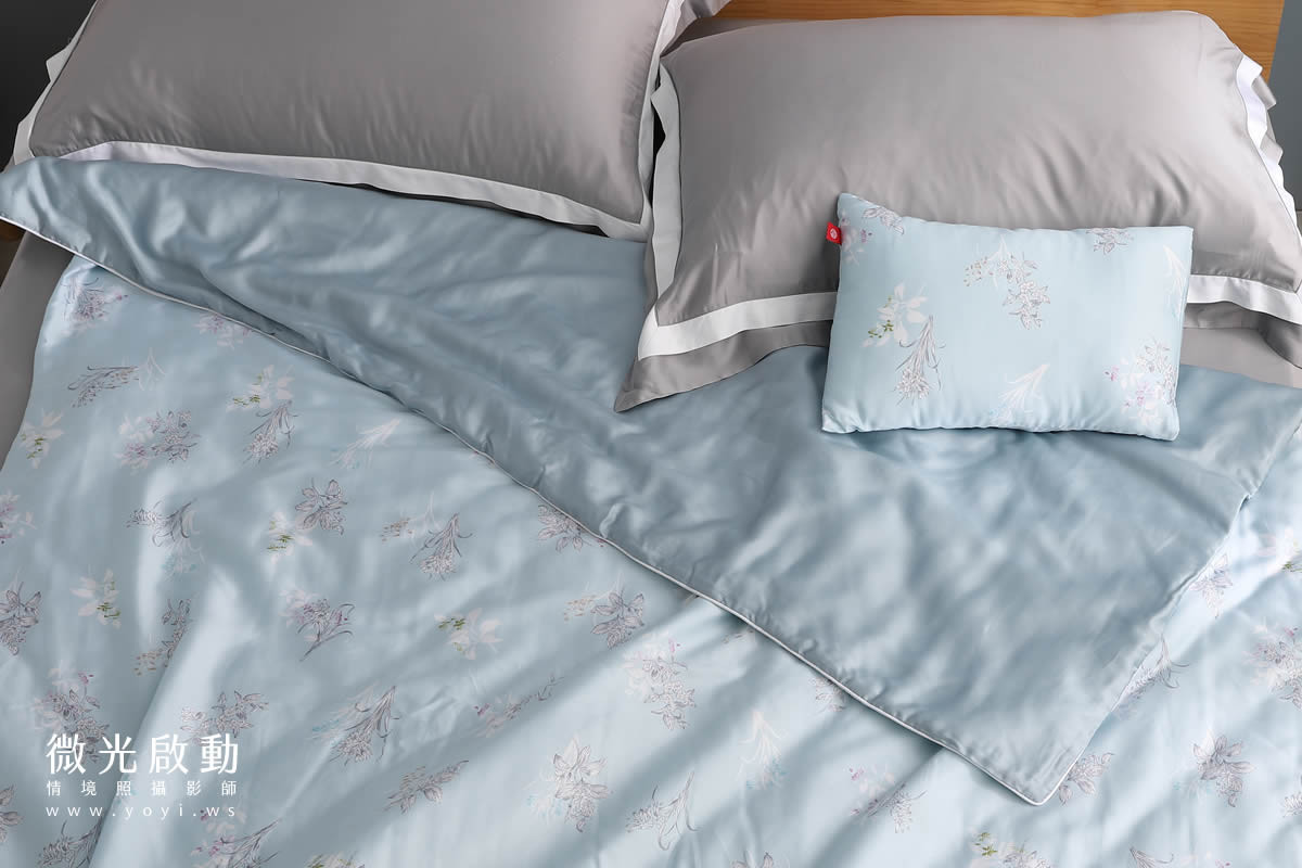 品牌羽絨被攝影｜合隆羽藏粉色輕柔羽絨被模特兒情境攝影｜合隆羽藏 41