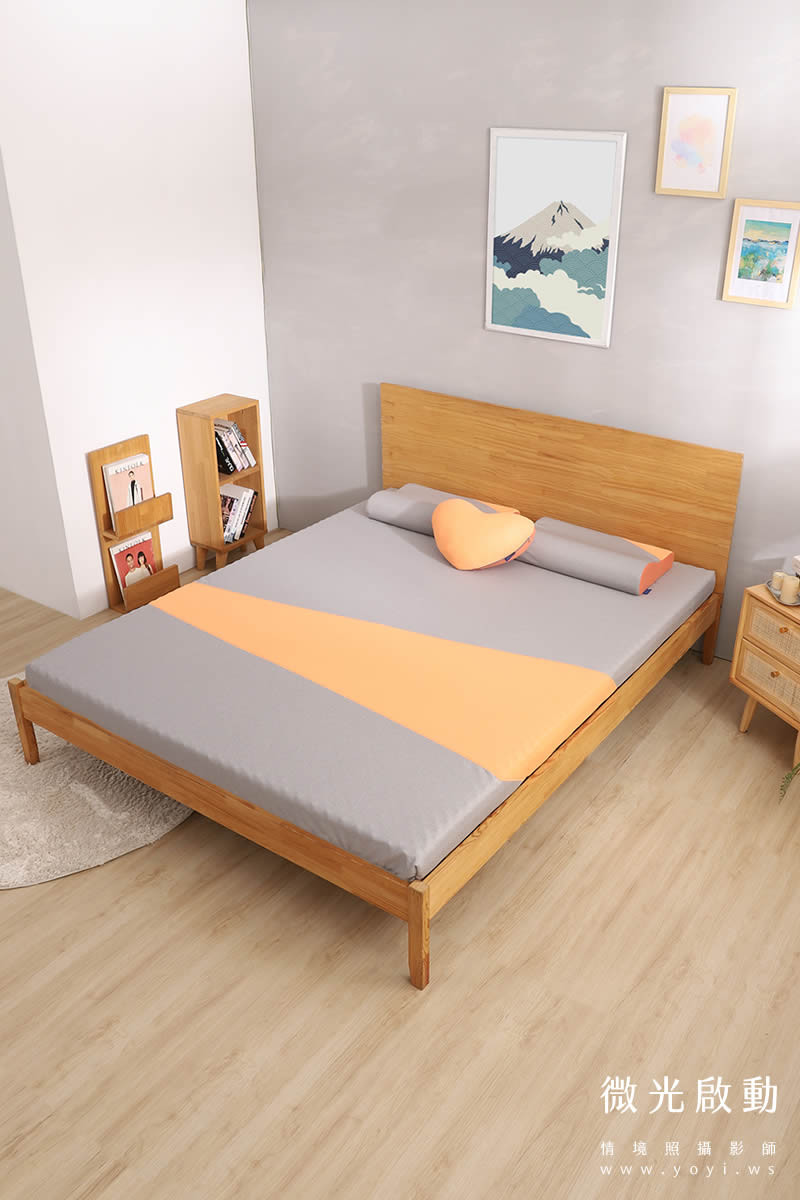 床墊商品攝影｜高支撐機能床墊明亮臥室情境攝影｜恬楉股份有限公司 43