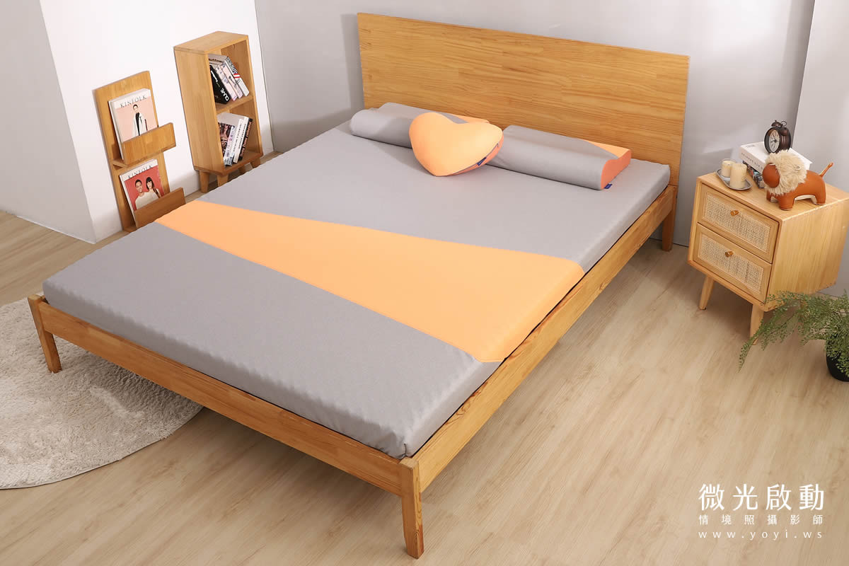 床墊商品攝影｜高支撐機能床墊明亮臥室情境攝影｜恬楉股份有限公司 47