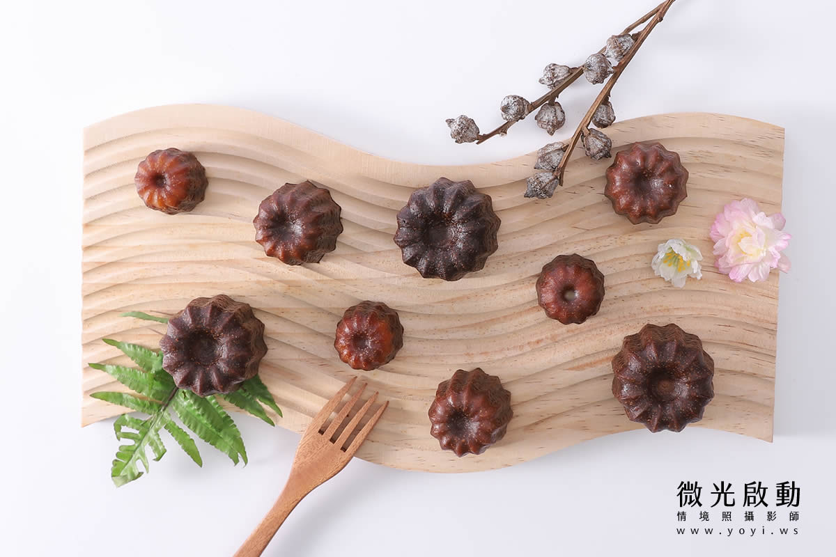 美食甜點攝影｜法式可麗露木盤饗宴高質感情境攝影｜微光群島 39