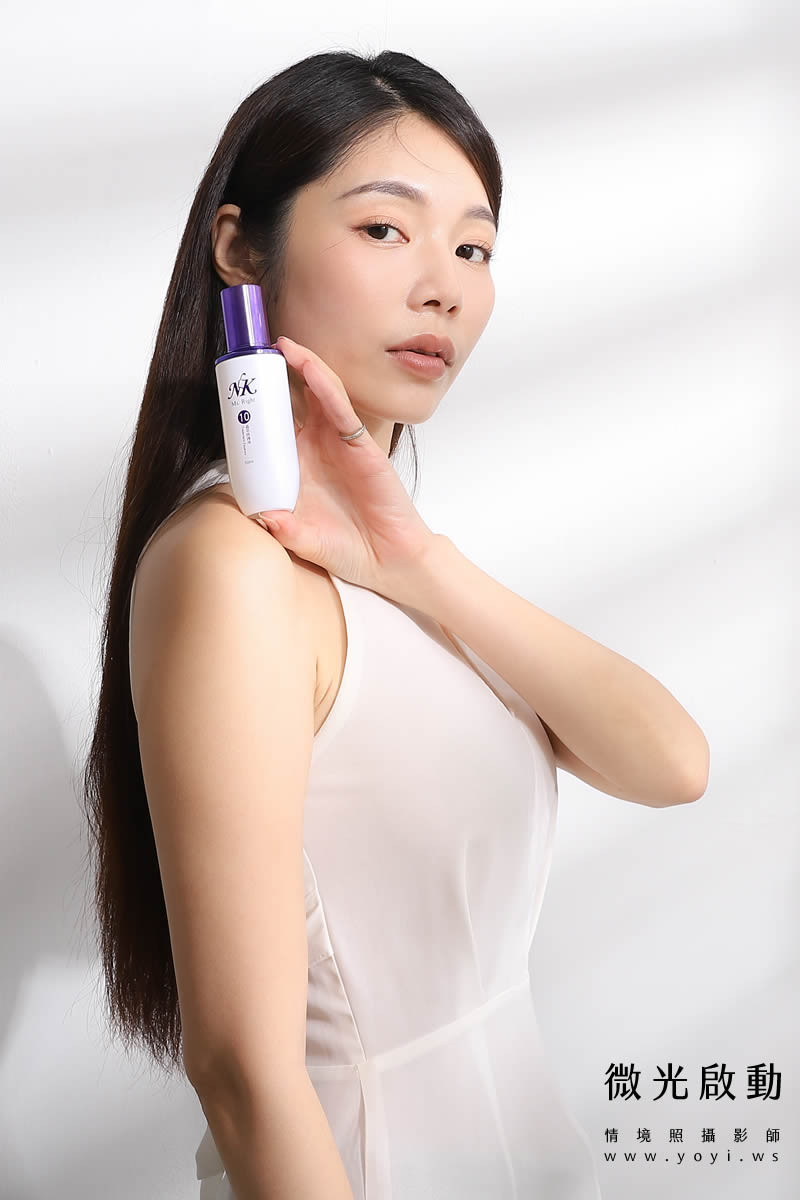美妝保養品攝影｜NK專業保養品光影賦活模特兒特寫｜泓匯國際有限公司 1