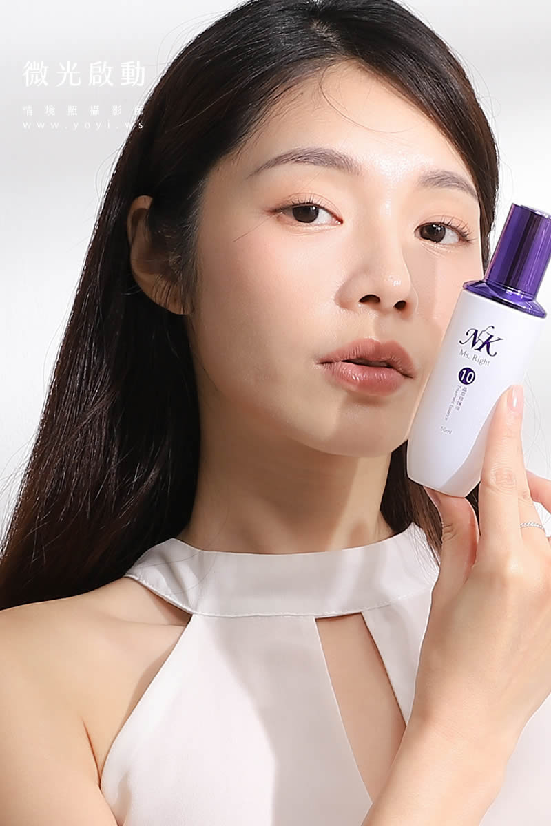 美妝保養品攝影｜NK專業保養品光影賦活模特兒特寫｜泓匯國際有限公司 3