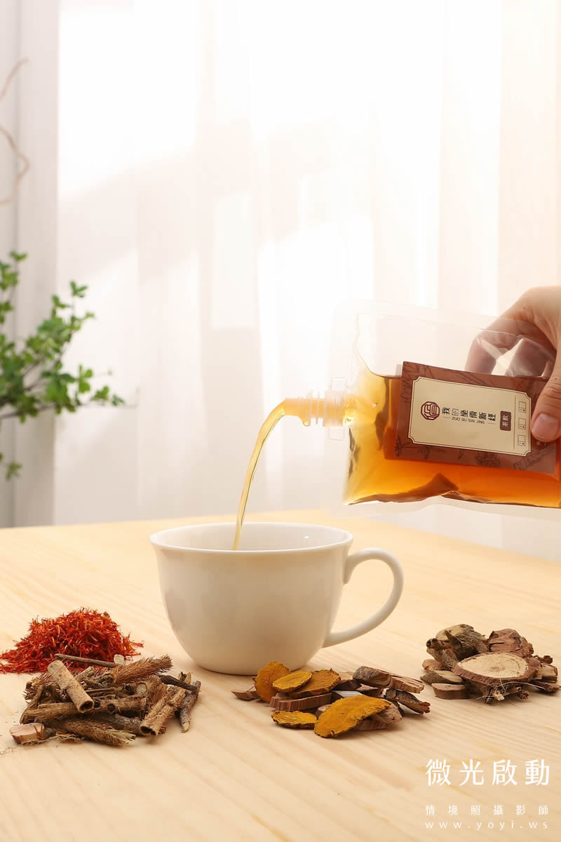 茶飲商品攝影｜漢方養生茶飲溫潤情境攝影｜我的坐骨神經 19