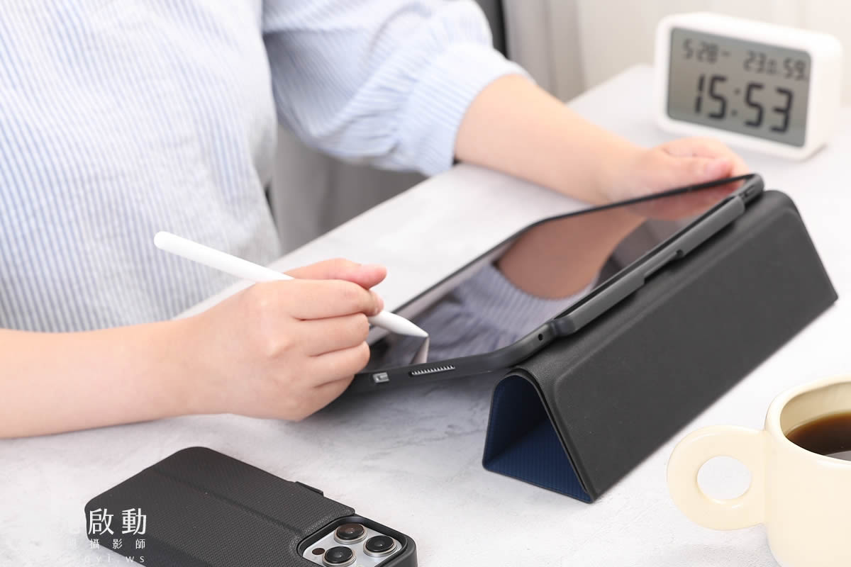 3C配件商品攝影｜iPad保護套商務辦公實用情境攝影｜京普威爾 1