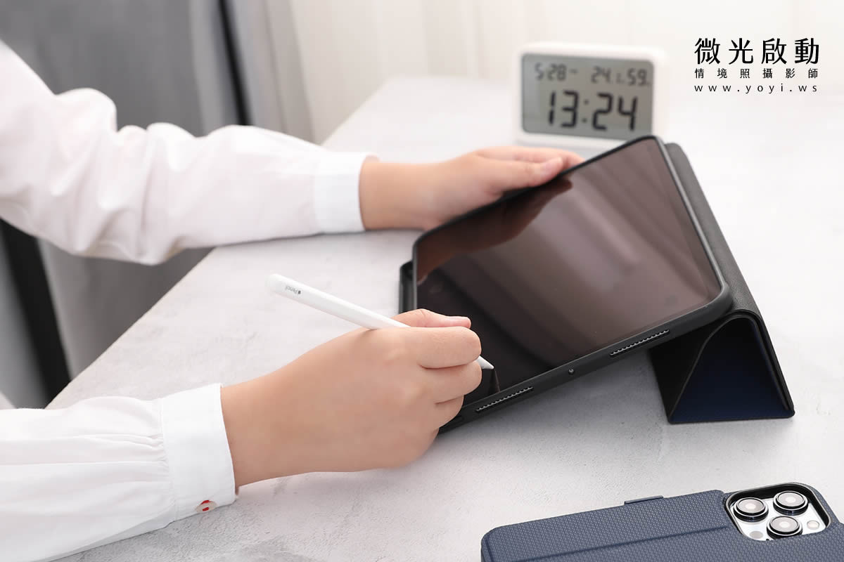 3C配件商品攝影｜iPad保護套商務辦公實用情境攝影｜京普威爾 33
