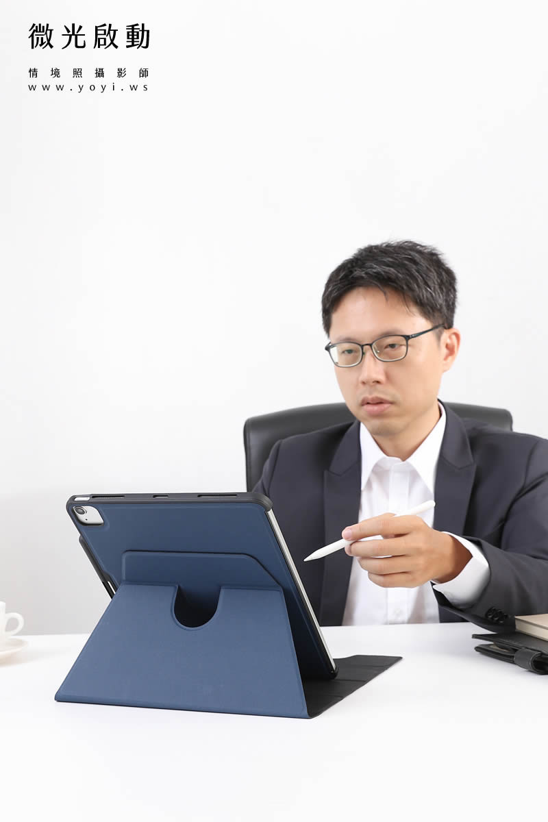 3C配件商品攝影｜iPad保護套商務辦公實用情境攝影｜京普威爾 59