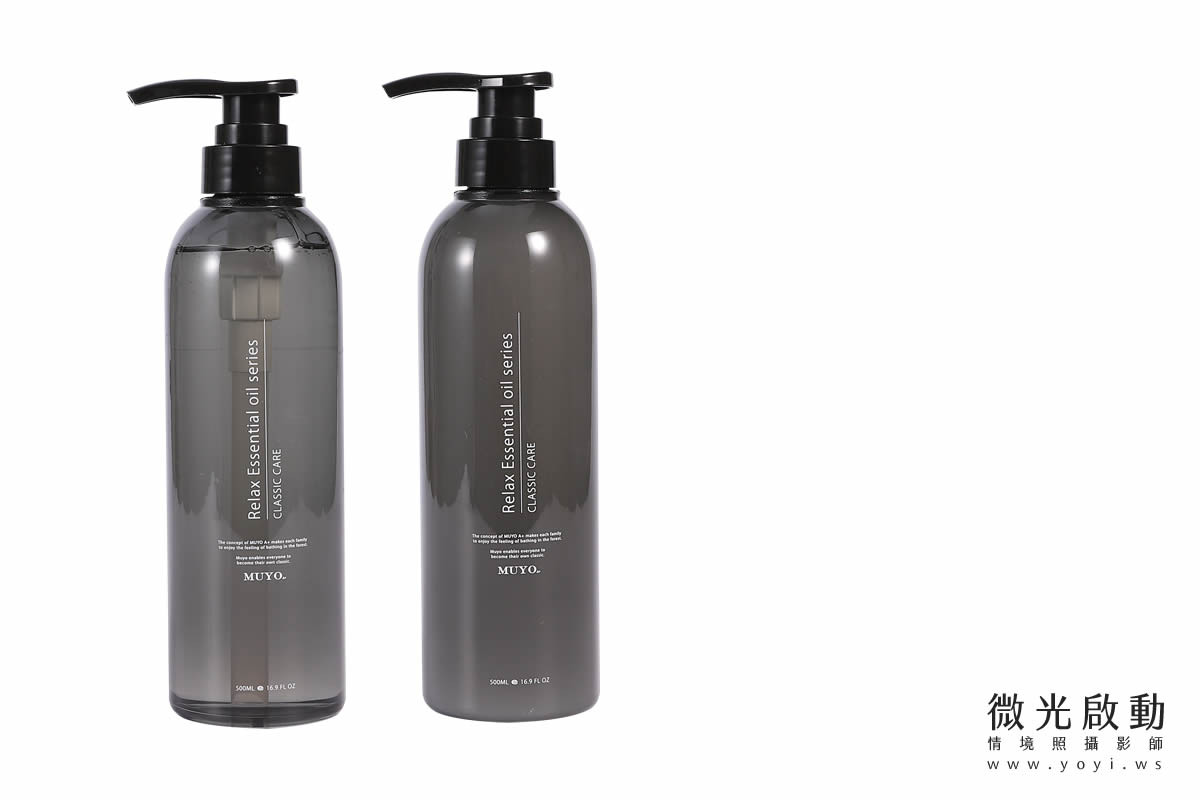 洗髮用品攝影｜深色質感洗髮精與提袋純淨視覺攝影｜葳肯髮粧 43