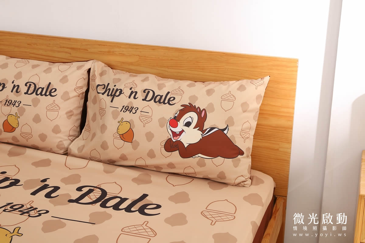 卡通聯名寢具攝影｜美樂蒂粉色童趣雙人床包情境攝影｜銘詳 35