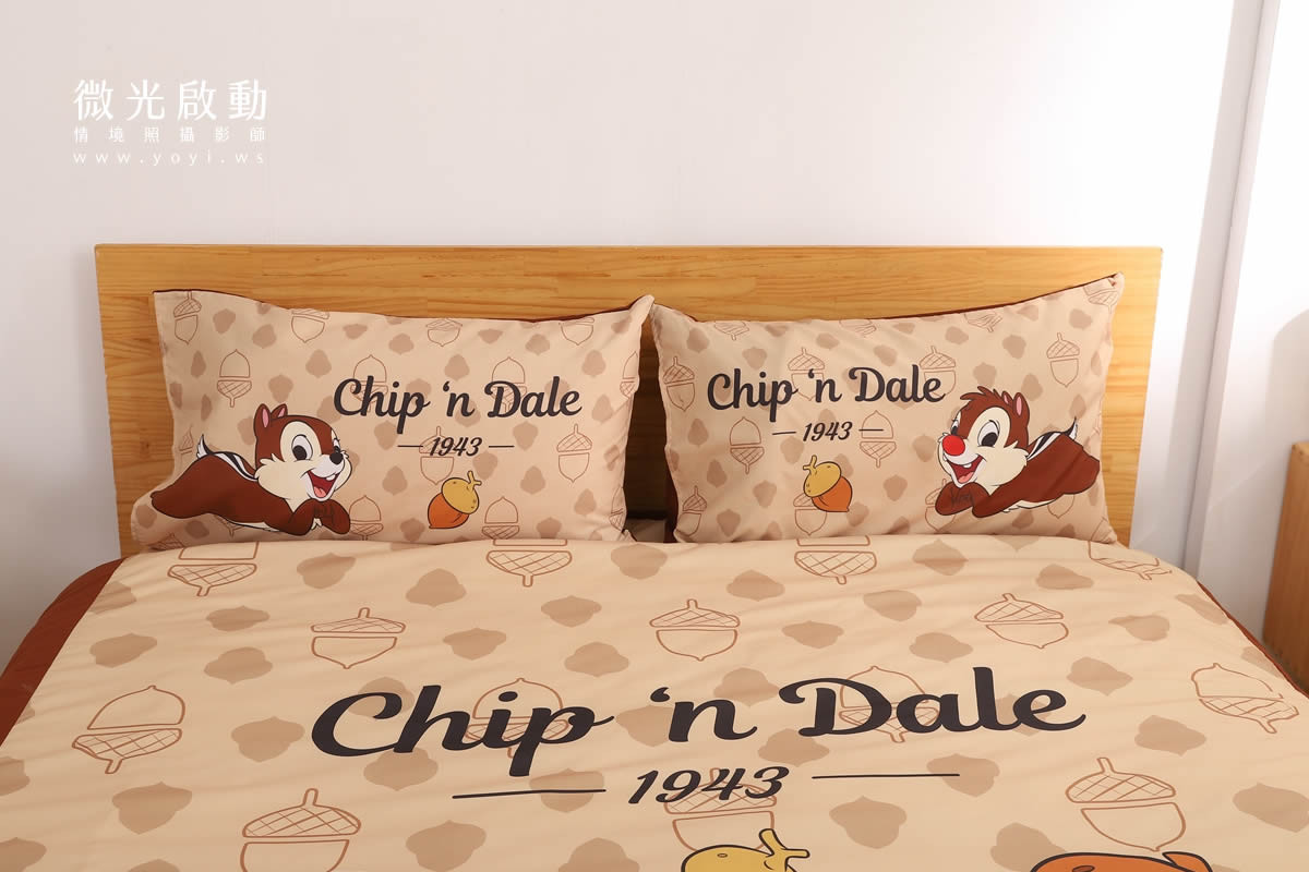 卡通聯名寢具攝影｜美樂蒂粉色童趣雙人床包情境攝影｜銘詳 57