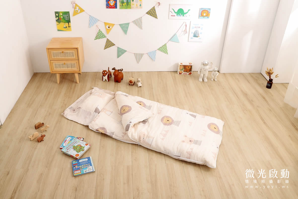 兒童寢具攝影推薦｜幼兒園專用睡墊與寢具組情境攝影｜蒂澄商行 35