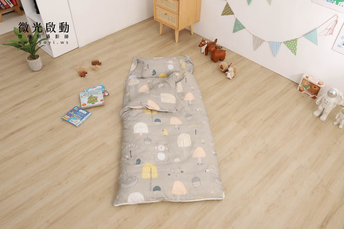 兒童寢具攝影推薦｜幼兒園專用睡墊與寢具組情境攝影｜蒂澄商行 55