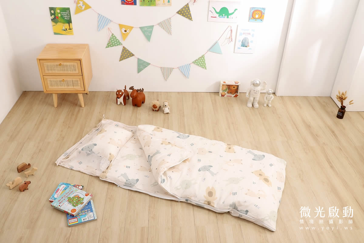 兒童寢具攝影推薦｜幼兒園專用睡墊與寢具組情境攝影｜蒂澄商行 57