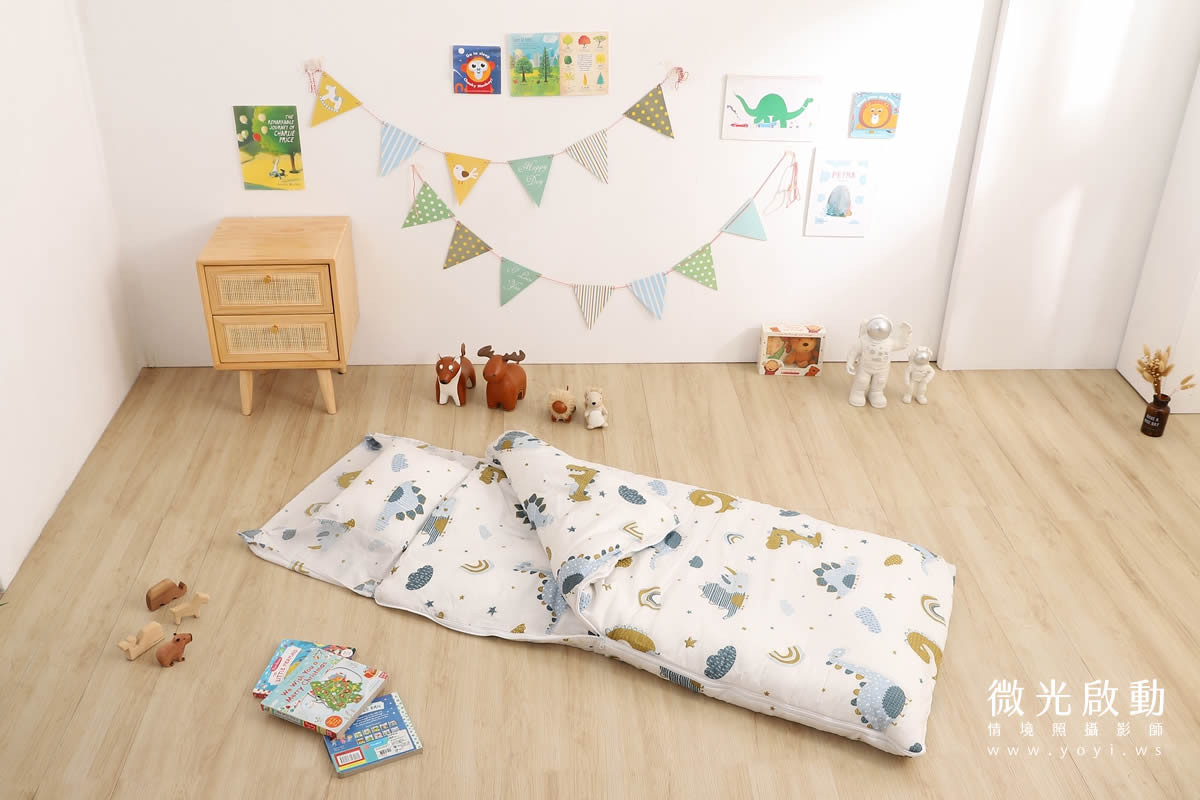兒童寢具攝影推薦｜幼兒園專用睡墊與寢具組情境攝影｜蒂澄商行 81